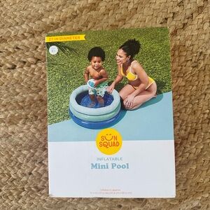 Blue Inflatable Mini Pool